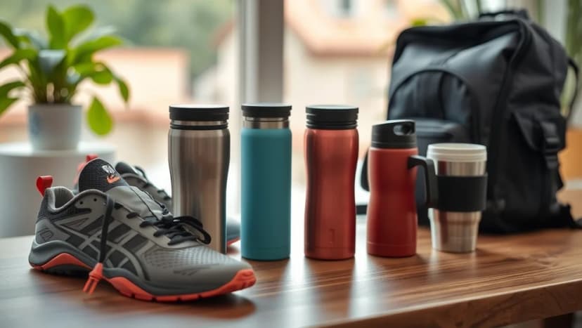 Kaffetermos to go för dagen hemma